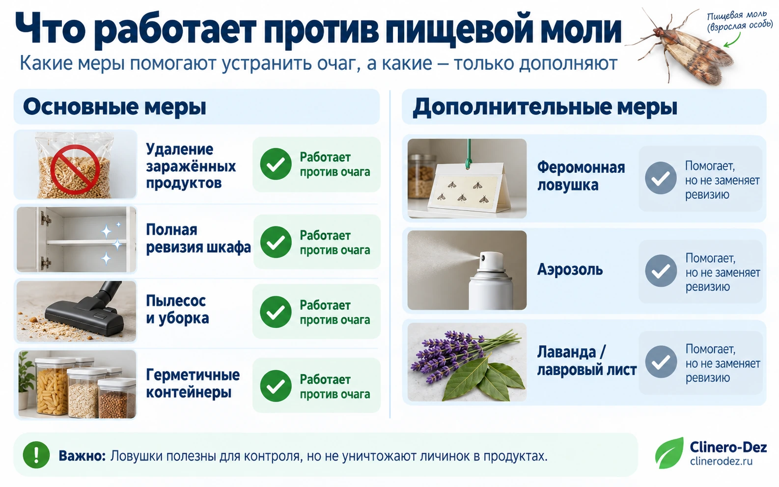 Что работает против пищевой моли